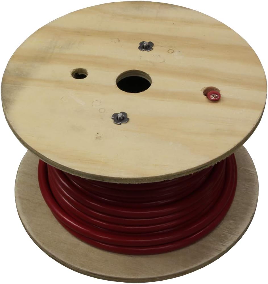 10 feet of 2 gauge red battery cable