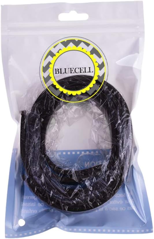 BLUECELL 3/4" Wide PU Leather Purse Handles Bag Handbag Strap, Purse Making Supplies (Black)