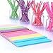 210 count Colored Lollipop Sticks 4 inch 7 Colors (Rose-red, Blue, Yellow, Purple, Green, Watermelon Red, White)