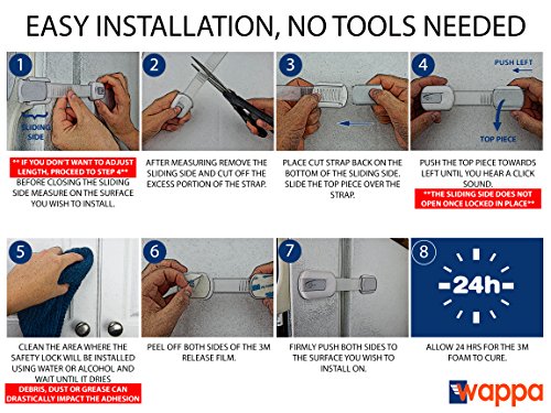 5 Drilling+Adjustable+Adhesive+Furniture+Appliances