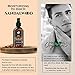 2 fl. Oz Sandalwood, UNISEX Pre Shave oil, naturally moisturizing & soothing shave, excellent Pre shave oil for Men & Women with sensitive skin