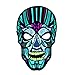YUNLIGHTS Halloween Mask Light Up Costume Mask Sound Reactive Flashing Mask LED Scary Skull Halloween Mask for Adults and Kids