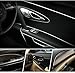 YIJINSHENG Auto 3D 5m interior Decorative thread sticker Automobile Insert type Dashboard Decoration Strip DIY Car Styling (Silver)