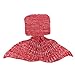 Feiuruhf Mermaid Tail Blanket for Adults Teens Kids Crochet Snuggle Mermaid All Seasons Sleeping Blanket (red)