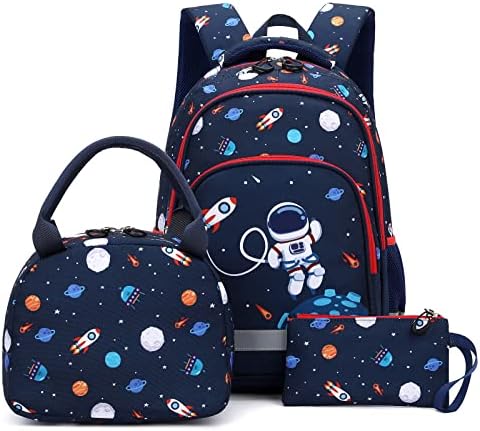 thumbnail image 2 of Girls Backpack Set With Lunch Bag & Pencil Case - 3 Piece School Bag For Elementary & Middle School Teens 2 of 4
