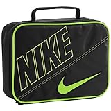 Nike Rectangular Lunch Tote (Black/Volt, One Size)