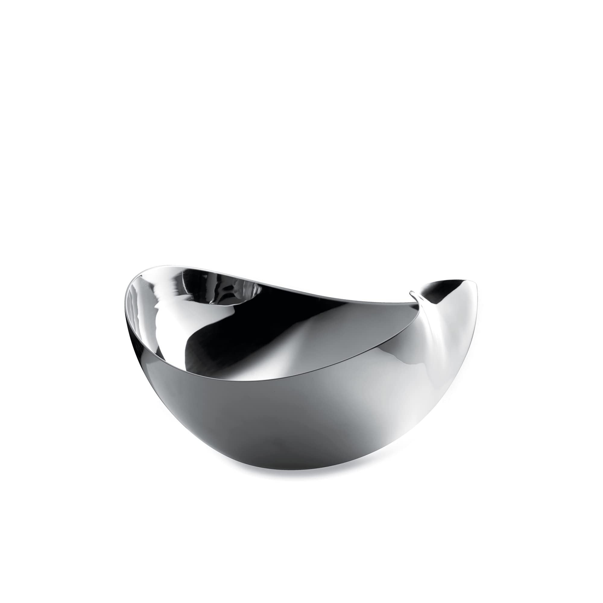 Robert Welch Drift Bowl Mini. Width 10.5cm. Ideal for Serving Olives, Nuts, Nibbles and Tapas. Made from Stainless Steel.
