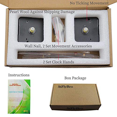 4 StFlyBro+Non+Ticking+Movement+Movements+Replacement