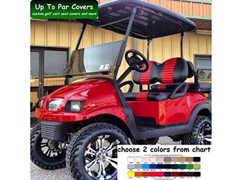 Club Car Precedent Custom Golf Cart Front Seat Cover Set PLU