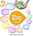 Silicone Stretch Lids - 12PCS Ultimate Instalids Silicon cover For Various Of Containers Keeping Food Fresh Dishwasher And Freeze