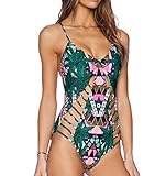 OYMMENEY Women's Push Up Padded Bikini Set Summer Beach Swimwear