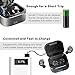 TIYOON TWS Touch Control Wireless Earbuds with Charging Case, Bluetooth 5.0 HiFi Stereo Bluetooth Headphones for Listening to Musics, Noise Cancelling in-Ear Earphone with Easy Paring, 20hrs Play Time