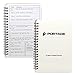 Portage Minimalist Undated Weekly Planner 4 x 7 Inches - Simple Design, Enough Pages for 72 Full Weeks.
