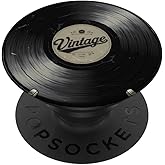 Vinyl Record Player Vinyl Collector Retro Music Lover PopSockets Adhesive PopGrip