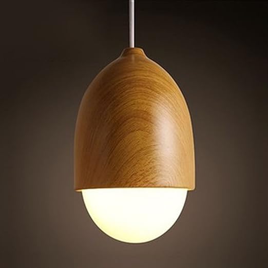 Uu-focus Vaso Simplicidad Lámpara Colgante,madera Lámparas de araña