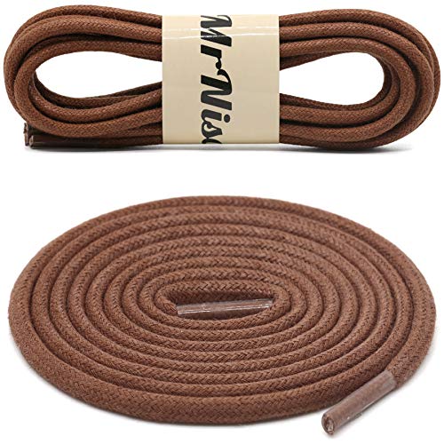YFINE 55.12"Inch Round Waxed Dress Shoes Shoelaces Boots Shoe Laces