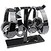 Headphone Stand, MOCREO Acrylic Dual Balance Headset Stand Gaming Headphone Holder/Mount/Hanger, Desktop Headset Holder/Mount/Hanger, Extra Thickthumb 1