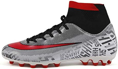 Football Boots Men Soccer Shoes Kids High Ankle Sock Cleats Sport Sneakers