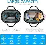 Vicloon Baby Changing Bag Backpack Multi-Function Nappy Diaper Bag Black view 7