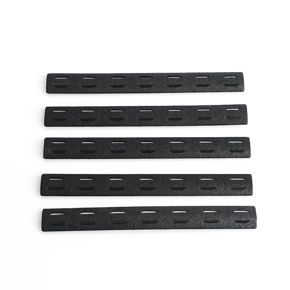 SBGJMY 5pcs Keymod Handguard Protector Rail Cover Panel for Keymod Handguard System (Black)