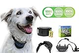 MO Advance No Bark Collar - No Harm Shock Dog Control - 7 Sensitivity Adjustable Control Levels For Training Small or Medium Dogs 15-120lbs - Bonus FREE Training Ebook & Extra Batteries