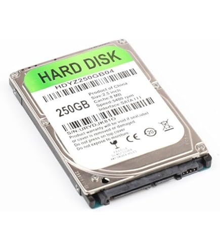 2.5 inch Mechanical Hard Disk III Interface Laptop HDD 250GB 8MB