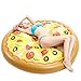 JOYIN Giant Inflatable Round Pizza Pool Float, Fun Beach Floaties, Swim Party Toys, Pool Island, Summer Pool Raft Lounge for Adults & Kids