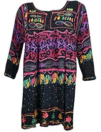 Womens Swimsuit Cover Up Dress Black Casual Loose Shift Spring Fashion Beach Tunic Sundress M/L
