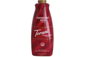 Torani Puremade Dessert Sauce, Peppermint Bark, 64 Fl Oz Bottle