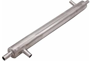 Baoblaze Distiller Condenser Stainless Steel,Professional,Compact,Easy to Use Compact External Cooling Tube Tube for Brew