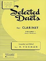 Selected Duets for Clarinet: Volume 1 - Easy to Medium (Rubank Educational Library)