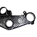 Yamaha R6 03-04 SKUR REAL GENUINE Carbon Fiber Triple Tree Yoke Cover Top Clamp Scratch Protector Key Guard - S