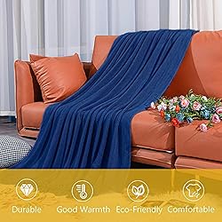 NTBAY Acrylic Knitted Throw Blanket, Lightweight
