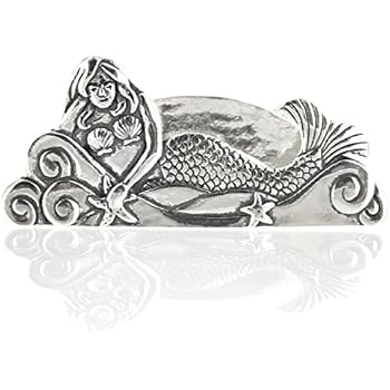 Basic Spirit Pewter Mermaid Business Card Photo Holder
