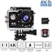 Sport Video Camera 4K WiFi Action Camera Waterproof Camera -hd 1080p, Bike Camera Underwarter Camera 4K with Multi Accessories for Snorkeling