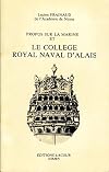 Propos sur la marine et le Collège royal naval d'Alais
