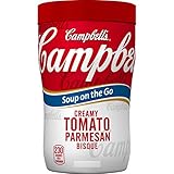 Campbell's Soup on the Go, Creamy Tomato Parmesan Bisque, 11.1 Ounce (Pack of 8)