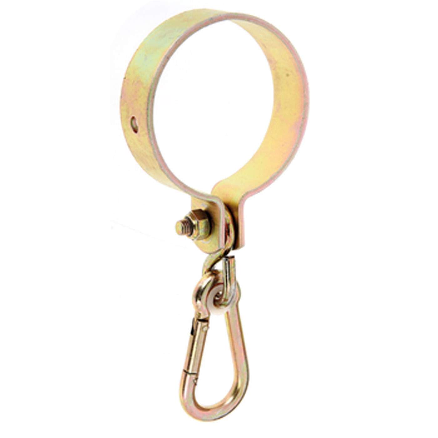 Gah-Alberts 207502 Swing Clip for Round Timber Clip Diameter 100 mm Yellow Galvanised — image 1