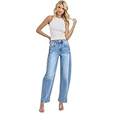 Risen Jeans - High Rise Boyfriend Barrel Jeans - (25.5" Inseam) - RDP5901 - Includes Official Tag