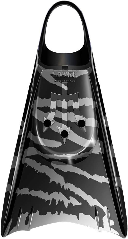 Kpaloa Swim fins Triton Grey Tiger Shark Bodysurf Bodyboarding Sports