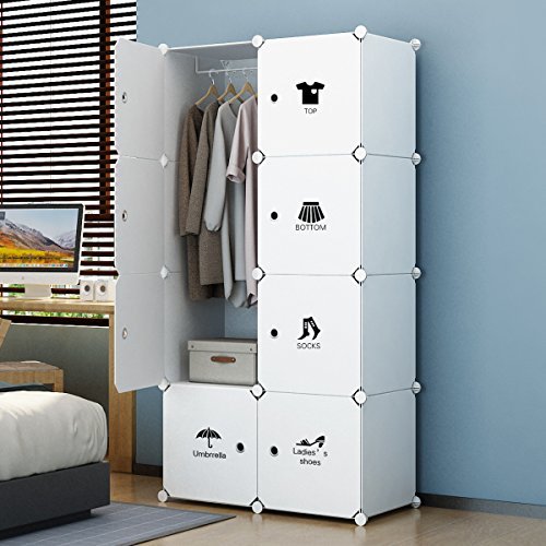 KOUSI Dresser Small Closet Wardrobe Drawer Storage for Clothes Small