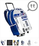 Disney - R2-D2 Talking Light-Up Rolling Backpack - New