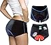 Twotwowin Women's Double Elasticity Cycling Underwear CK903,Black,M:waist 25.2-30in,Black,Medium (Waist:31