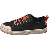 Men's Breathable Low-Top Lace-Up Skate Shoes, Non-Slip Casual Walking Canvas Sneakers for Men's Footwear