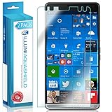 HP Elite x3 Screen Protector (2-Pack), ILLUMI AquaShield Premium High Definition Ultra Clear / Invisible Bubble-Free UV Resistant Self-Healing Film w/ Lifetime Warranty