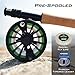 KastKing Emergence Fly Fishing Combo - 4 Piece Graphite Fly Fishing Rod, Pre-Loaded Aluminum Fly Fishing Reel, Accessories and 12 Popular Flies - with a Protective Travel Case - Super Value!