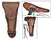 Ultimate Arms Gear Colt M1911A1 1911 .45 Auto Caliber WWII Reproduction Brown US Embossed Leather Pistol Handgun Hip Waist Belt Holster with Leg Tie Down Strap