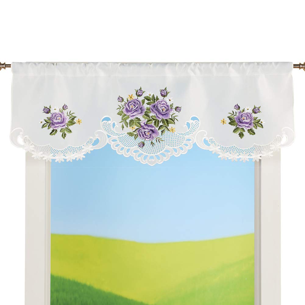Best 60′ lavender crochet table runner