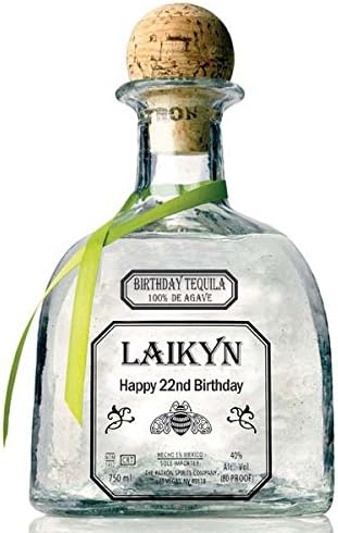 Personalized Tequila Clear Labels (Patron Style)