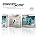 CopperJoint Copper-Infused Compression Wrist Sleeve, High-Performance Design Promotes Improved Circulation to Help Reduce Inflammation and Pain, Single Sleeve (Left, Medium)